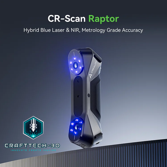 Creality CR-Scan Raptor 3D Scanner Hybrid Blue